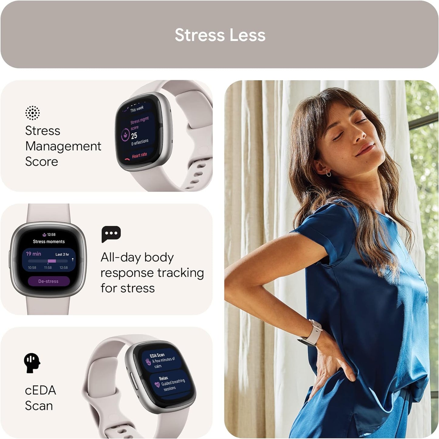 Fibit Sense 2 Advanced Health and Fitness Smartwatch
