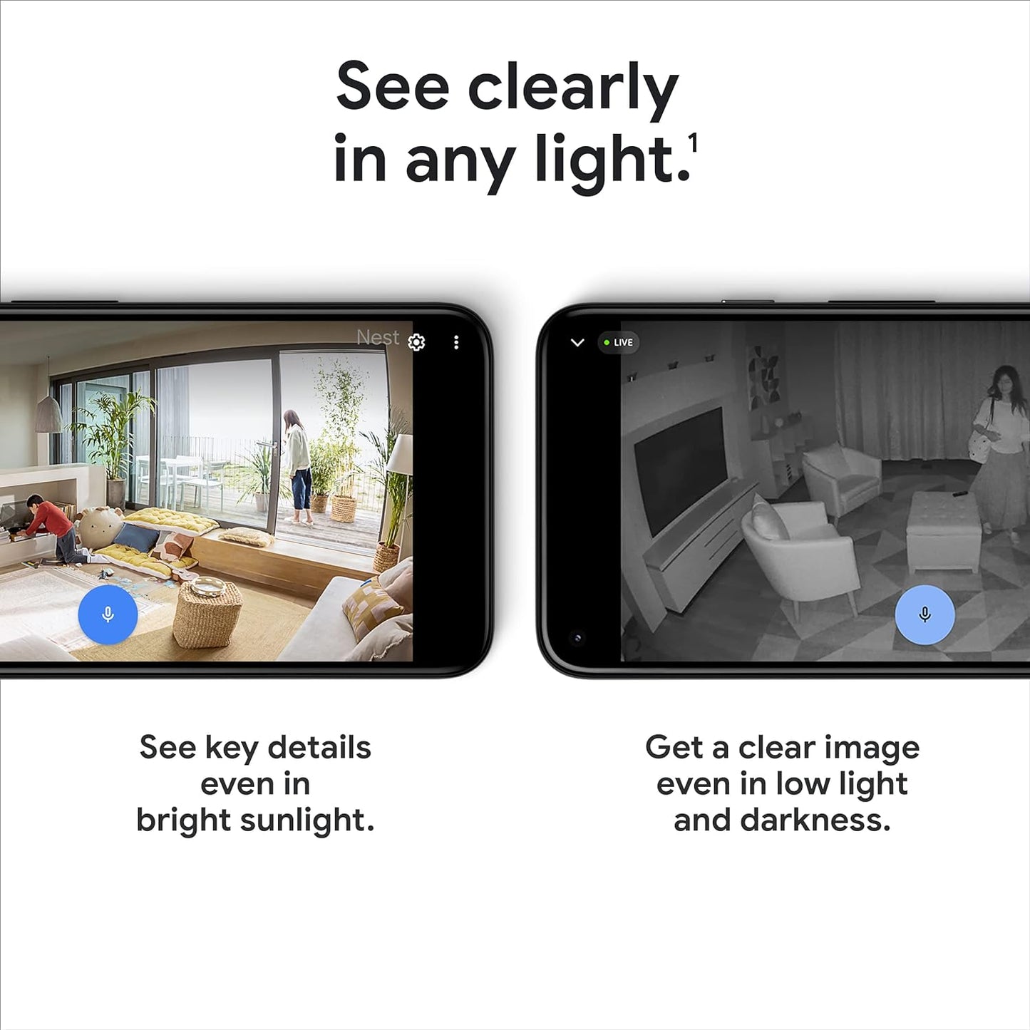 Google Nest Cam Indoor Security Camera (Wired)
