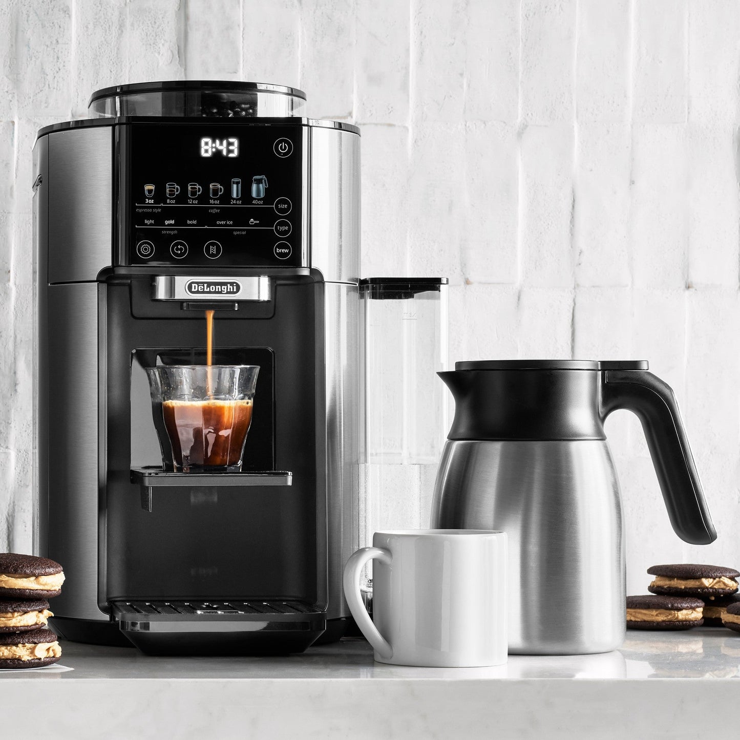 De'Longhi TrueBrew Automatic Coffee Maker with Bean Extract Technology + Thermal Carafe