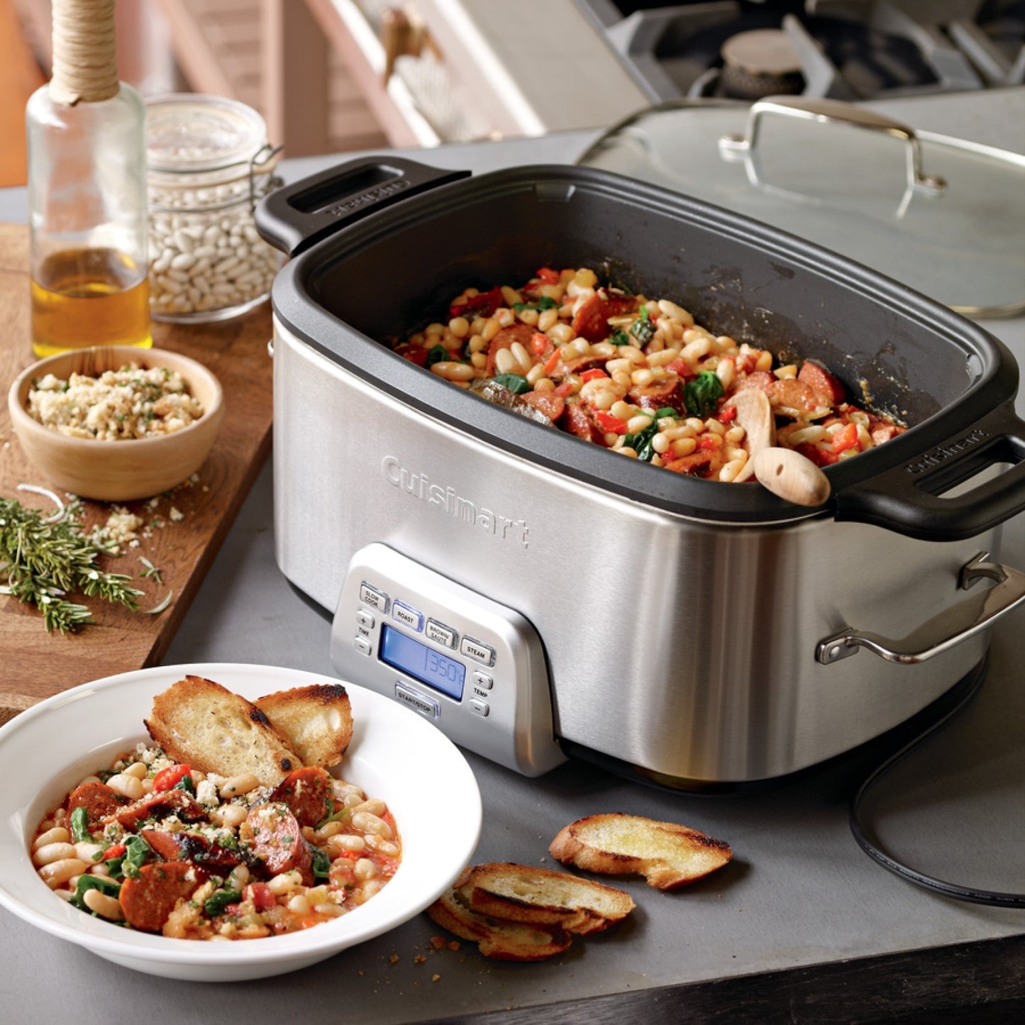 Cuisinart MSC-800 7-Quart 4-in-1 Cook Central Multicooker, Stainless Steel