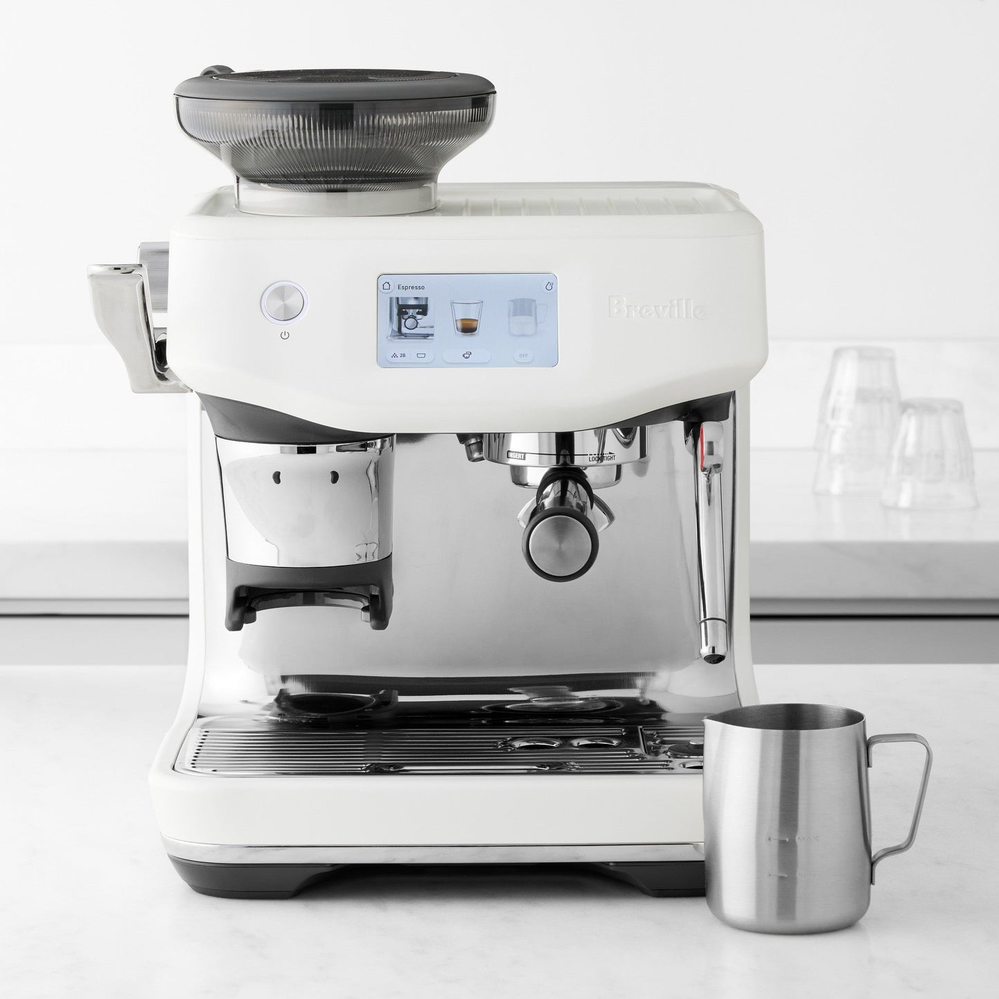 Breville Barista Touch Impress Espresso Machine with Grinder, BES881BSS