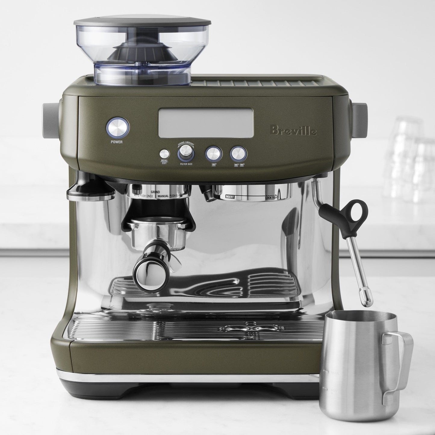 Breville the Barista Pro Espresso Machine, Medium, Brushed Stainless Steel