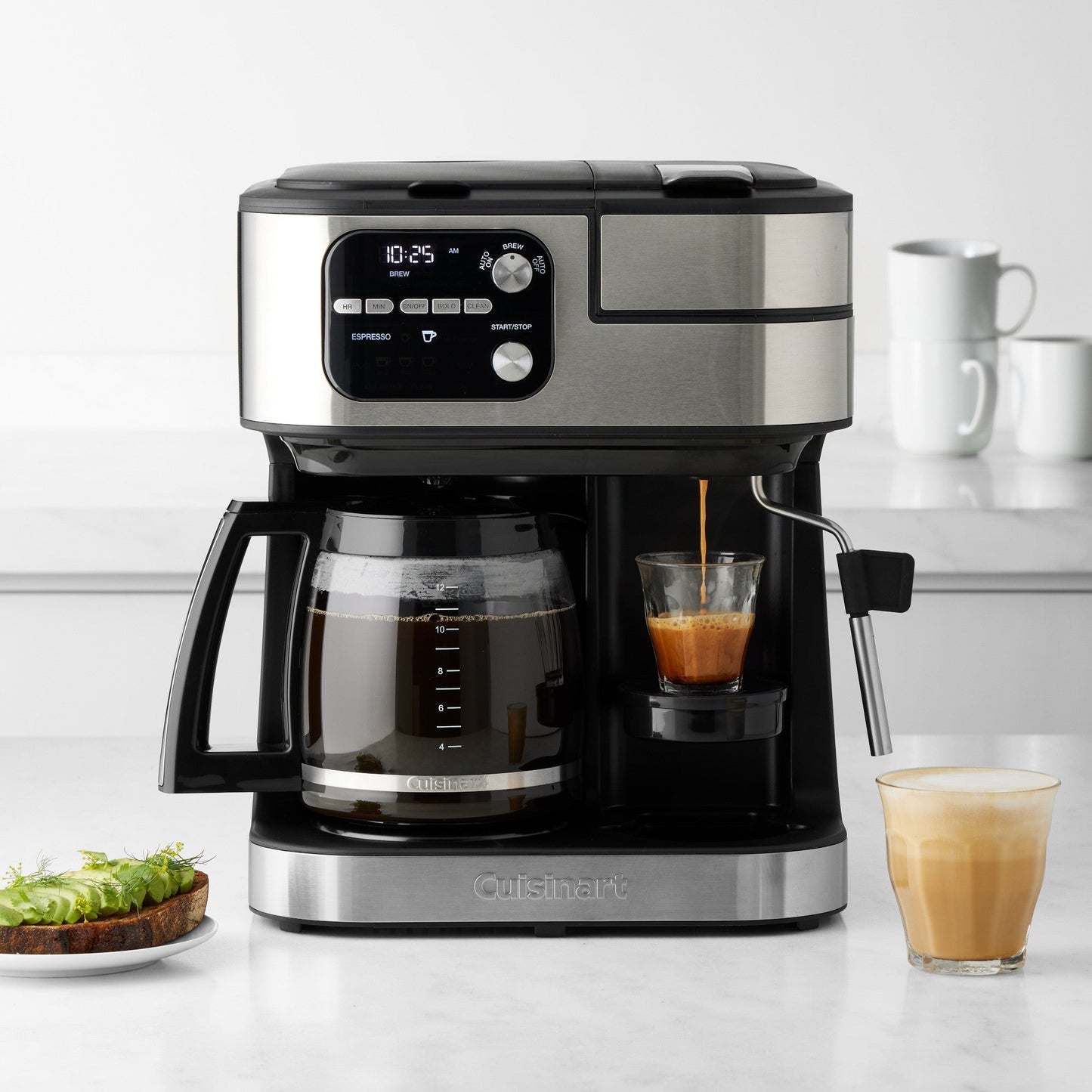 Cuisinart Coffee Maker Barista System, Coffee Center 4-In-1 Coffee Machine, Single-Serve Coffee