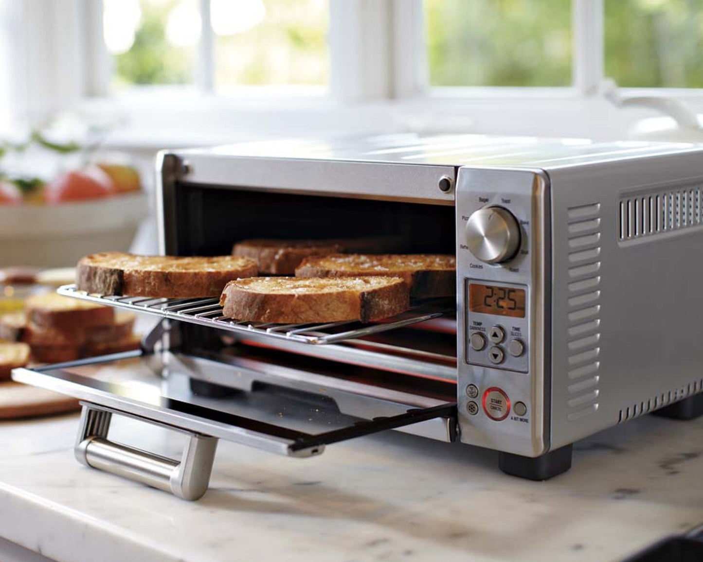 Breville Mini Smart Toaster Oven, Brushed Stainless Steel, BOV450XL