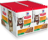 Hill's Science Diet Kitten Wet Cat Food Pouches, Chicken Recipe, 2.8 Ounce, 24-Pack - Wet Cat Food Hill's Science