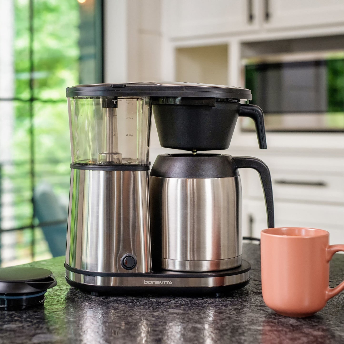 Bonavita Connoisseur 8 Cup Drip Coffee Maker Machine, One-Touch Pour Over Brewer