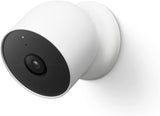 Google Nest Cam Outdoor/Indoor Security Camera with Wireless Battery - White