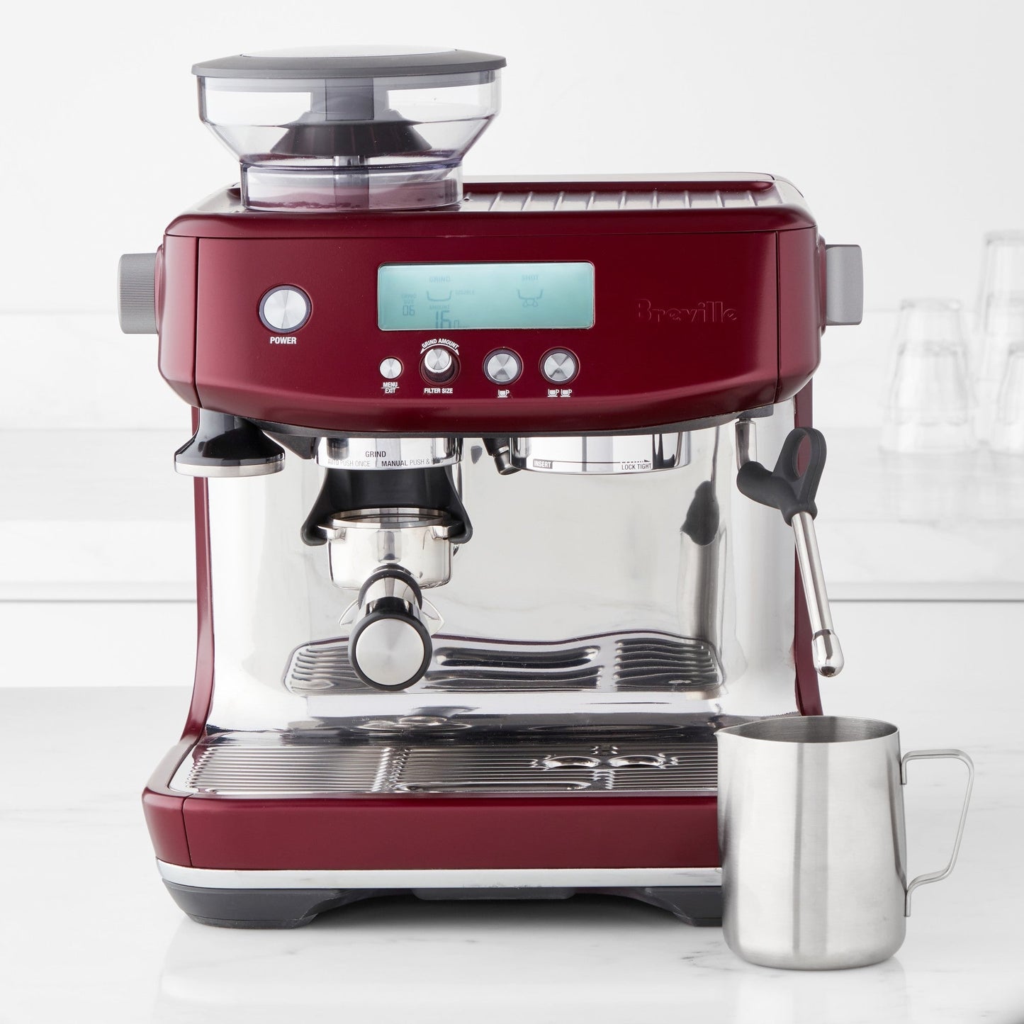 Breville the Barista Pro Espresso Machine, Medium, Brushed Stainless Steel