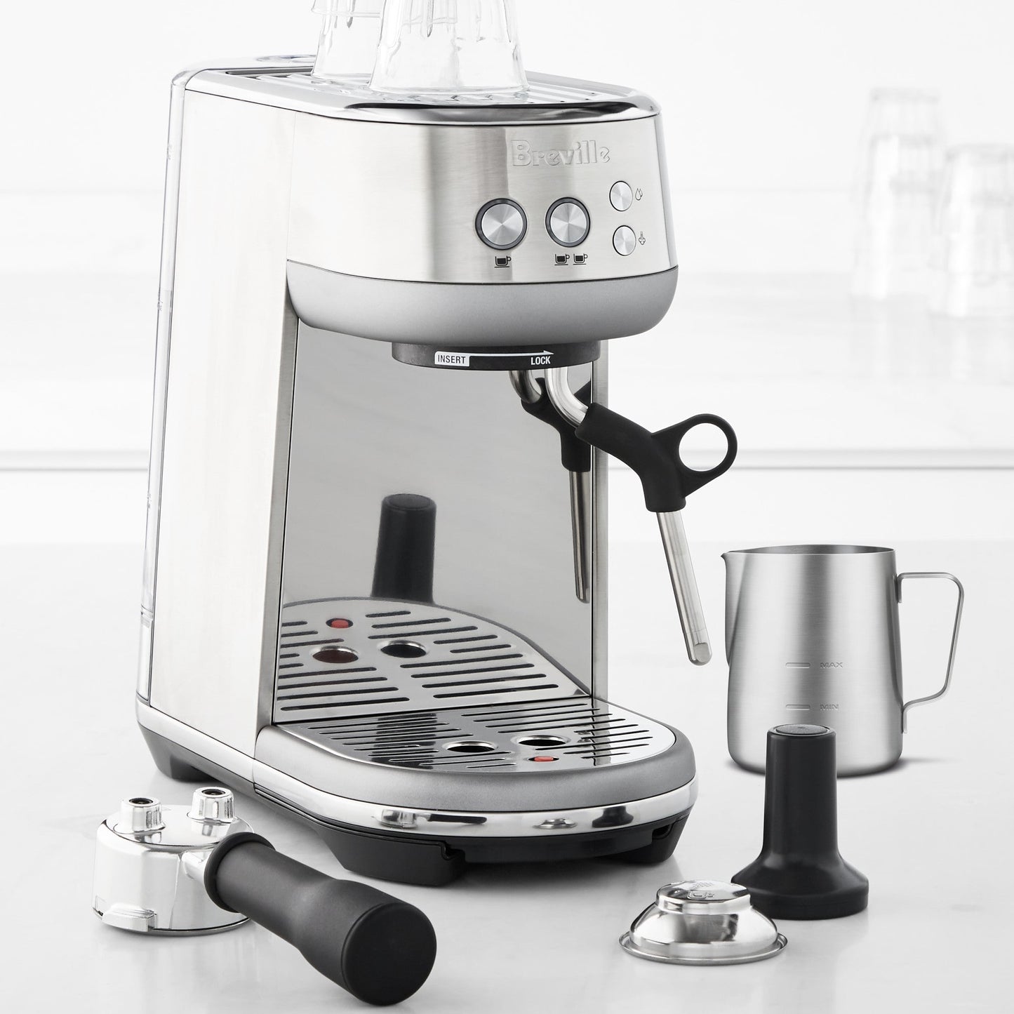 Breville Bambino Espresso Machine,47 Fluid Ounces, Stainless Steel