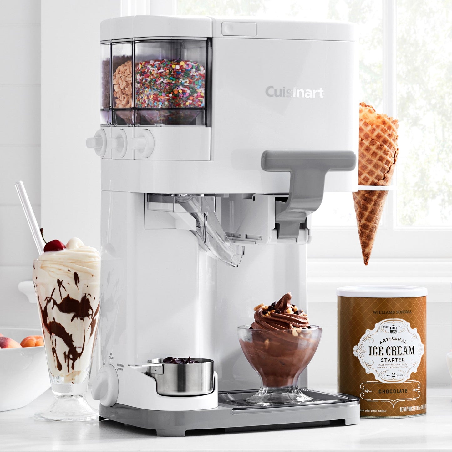 Cuisinart Soft Serve Ice Cream Machine- Mix It In Ice Cream Maker, 1.5-Qt.