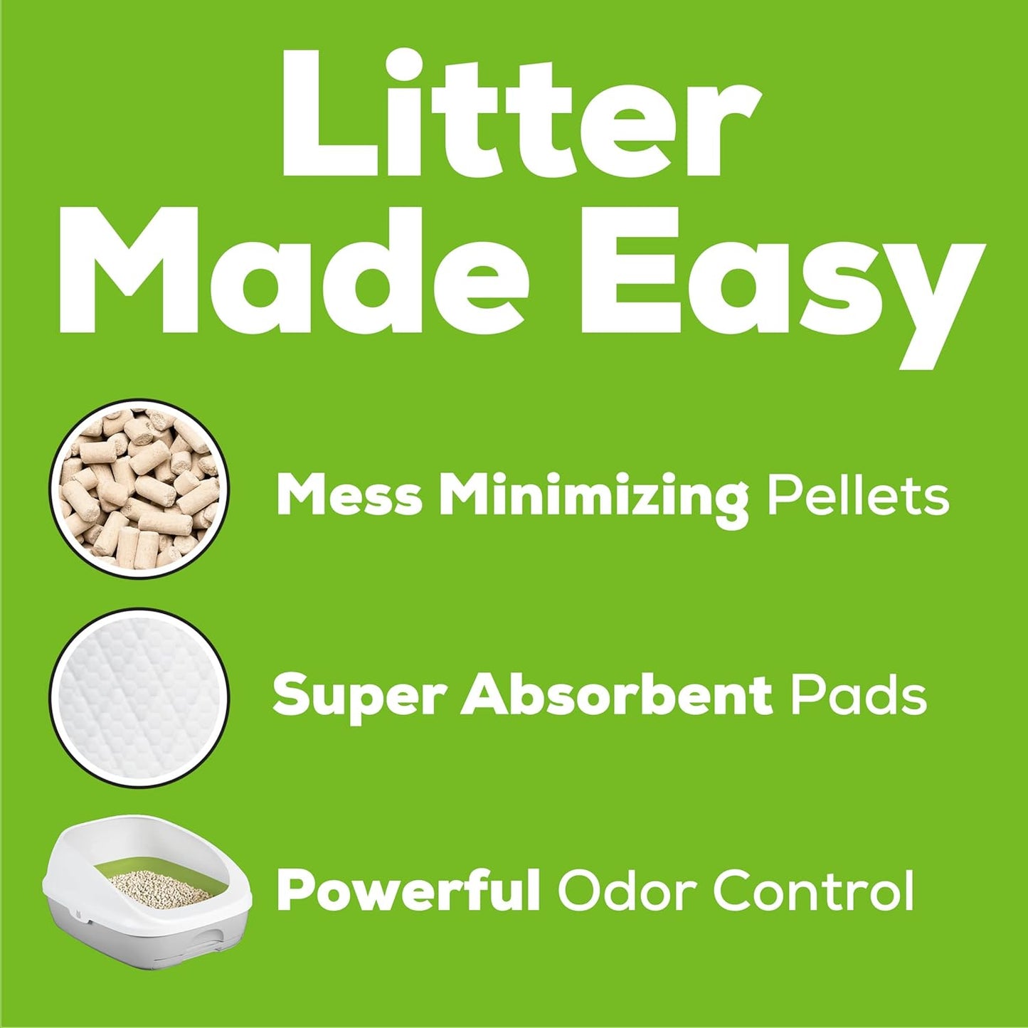 Purina Tidy Cats BREEZE Litter Box System Starter Kit With Pellets & Pads - Litter Box Purina Tidy Cats