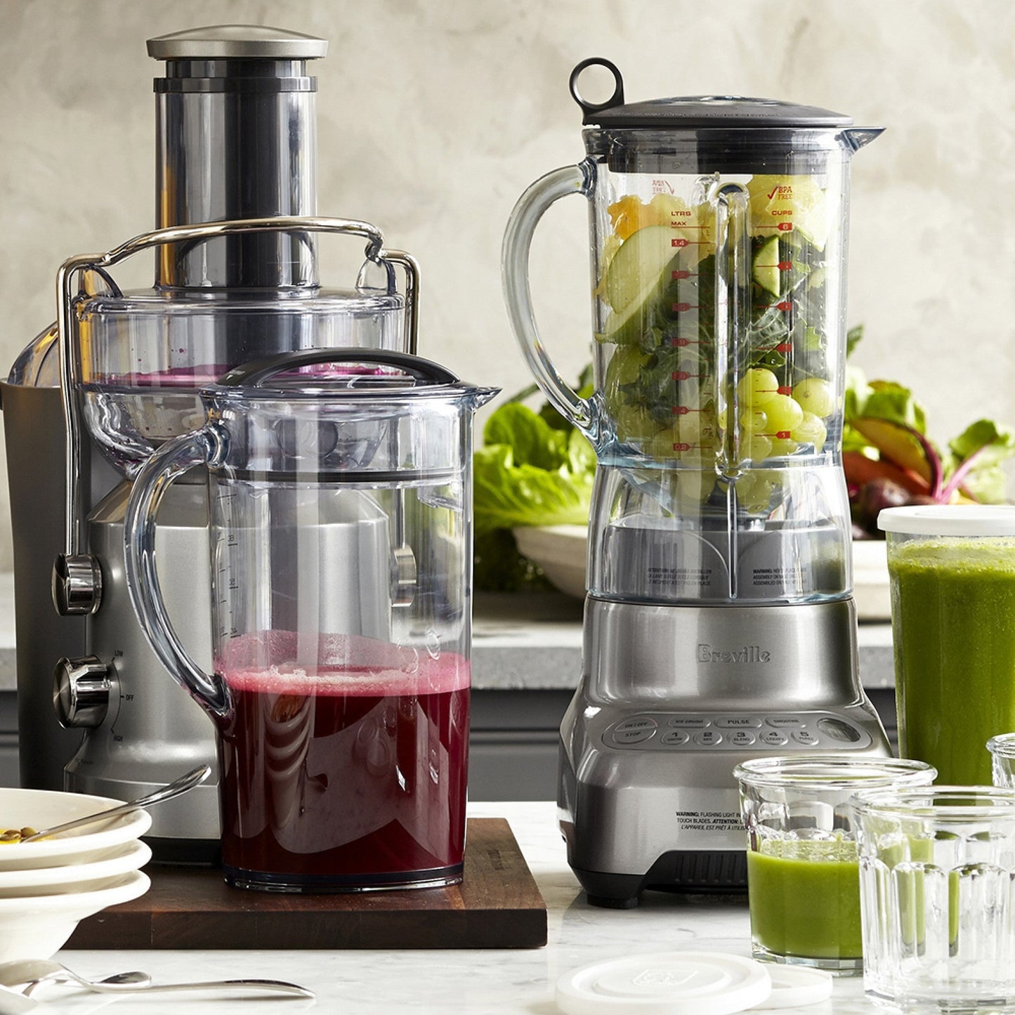Breville Juice Fountain Cold Juicer, Silver, BJE430SIL