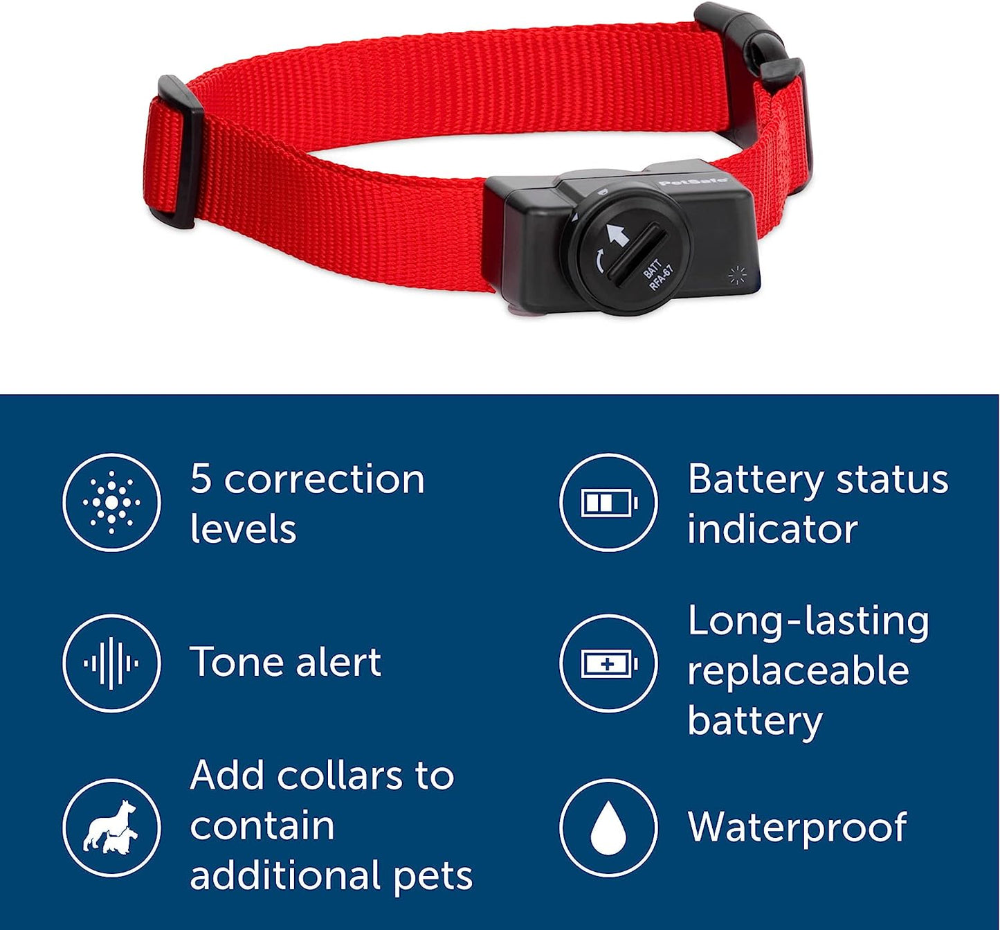 PetSafe Wireless Pet Fence Containment System Receiver Collar Only for Dogs and Cats - Dog Gates & Pens PetSafe
