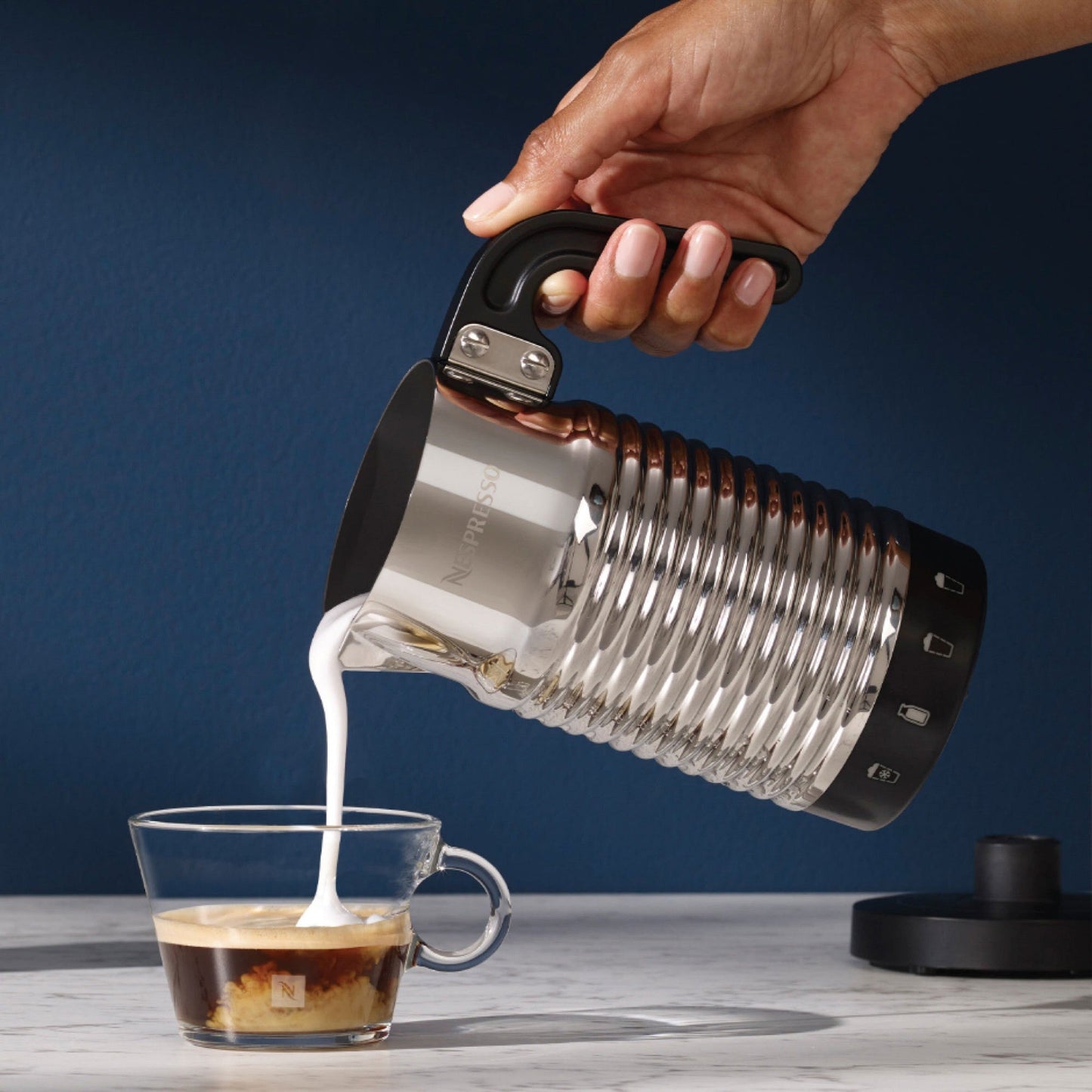 Nespresso Aeroccino 4 Milk Frother, Silver