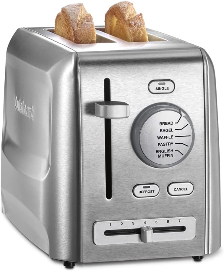 Cuisinart CPT-620 2-Slice Custom Select Toaster, Stainless Steel