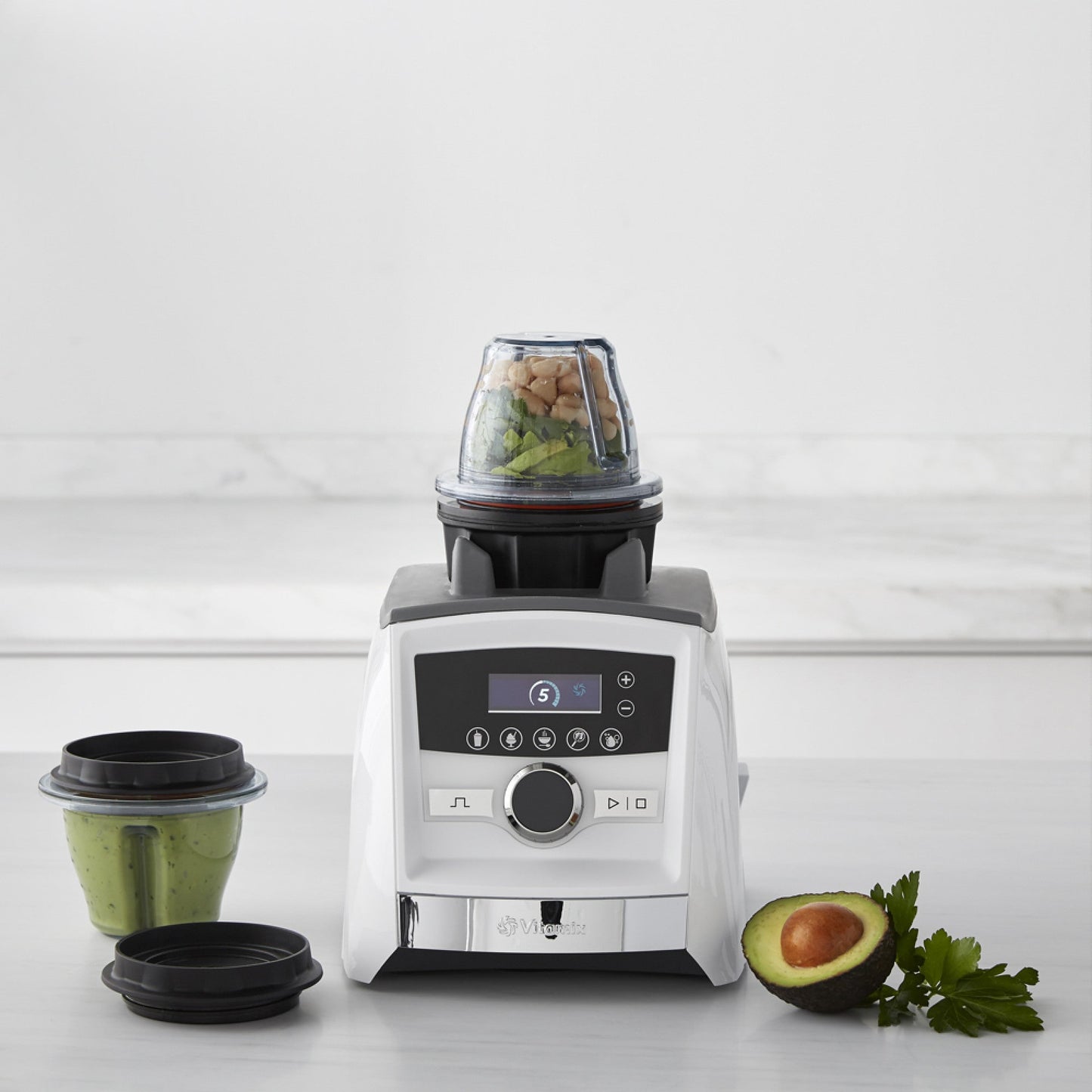 Vitamix Ascent Series Blending Bowls, Two 2 - 8 oz, Clear - 66192