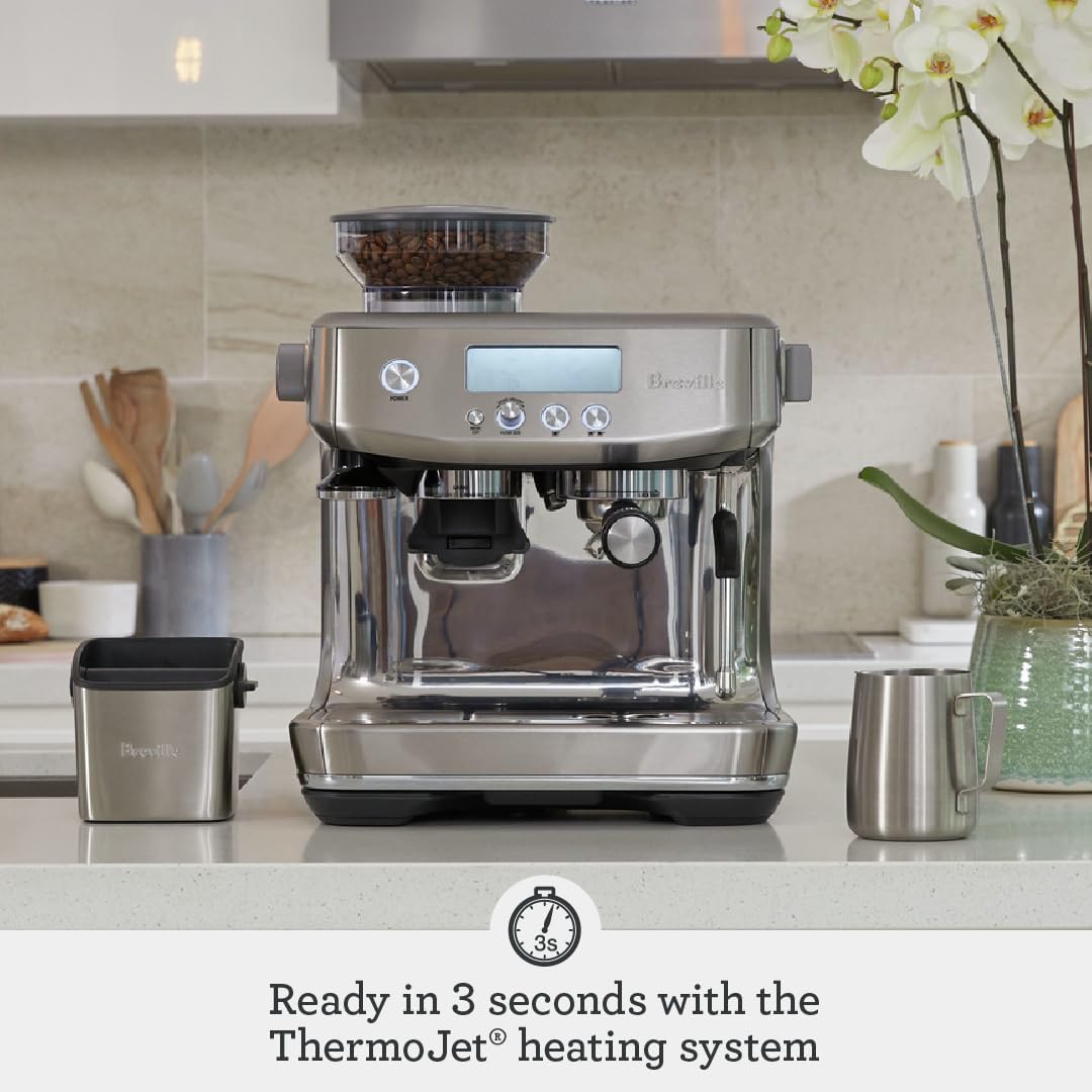 Breville the Barista Pro Espresso Machine, Medium, Brushed Stainless Steel