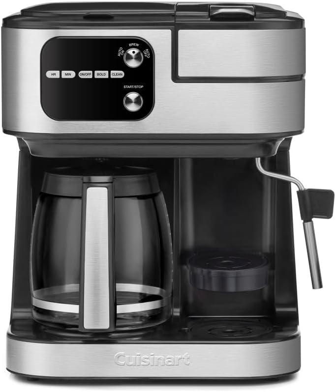 Cuisinart Coffee Maker Barista System, Coffee Center 4-In-1 Coffee Machine, Single-Serve Coffee