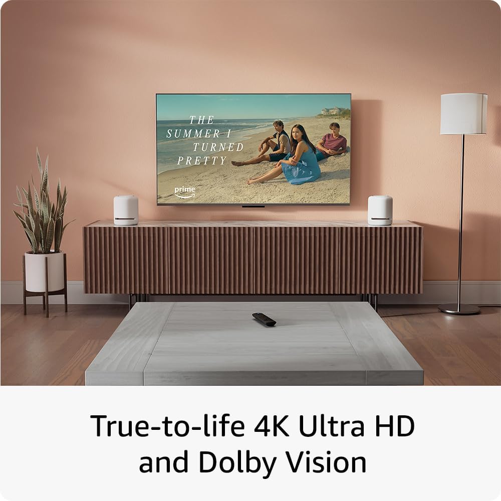 Amazon Fire TV Stick with 4K Ultra HD Streaming Media Player and Alexa Voice Remote (2023)