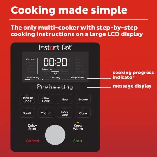 Instant Pot Next Gen Duo Plus V4 Pressure Cooker, 6-Qt