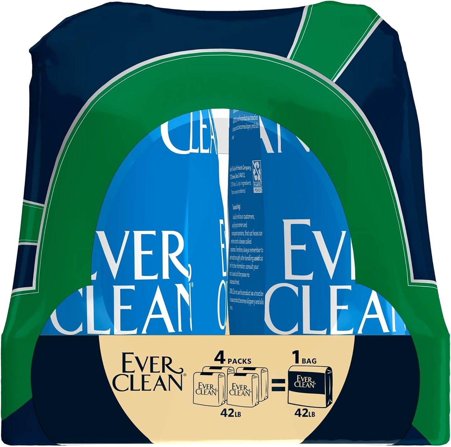 Ever Clean Extra Strength Unscented Clumping Clay Cat Litter, 25/42 LB - Clumping Cat Litter Ever Clean