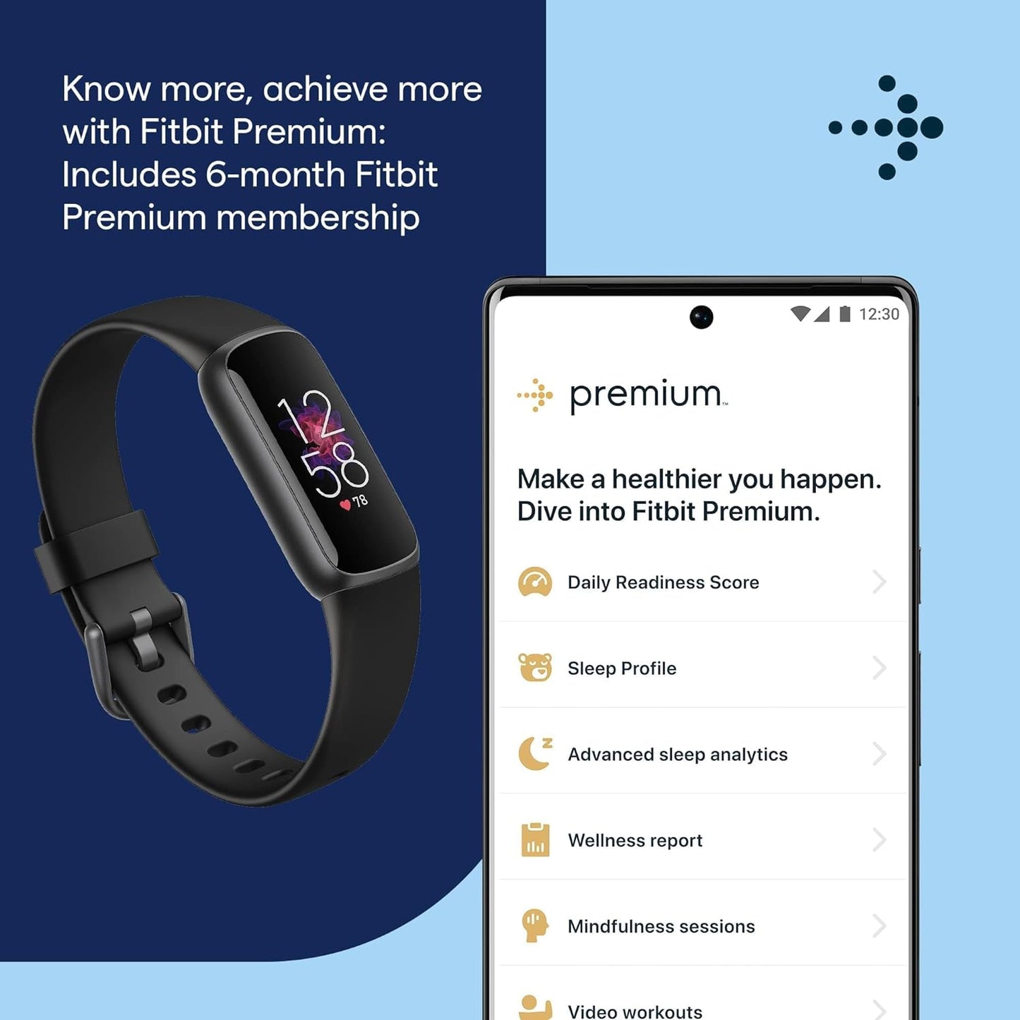 Fibit Luxe Fitness & Wellness Tracker