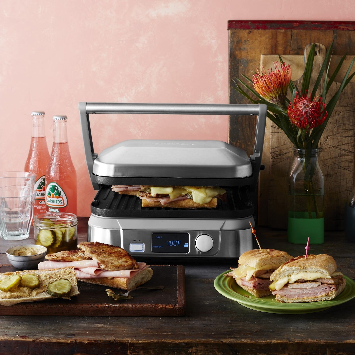 Cuisinart GR-5BWS Electric Griddler FIVE 5-in-1 Functions