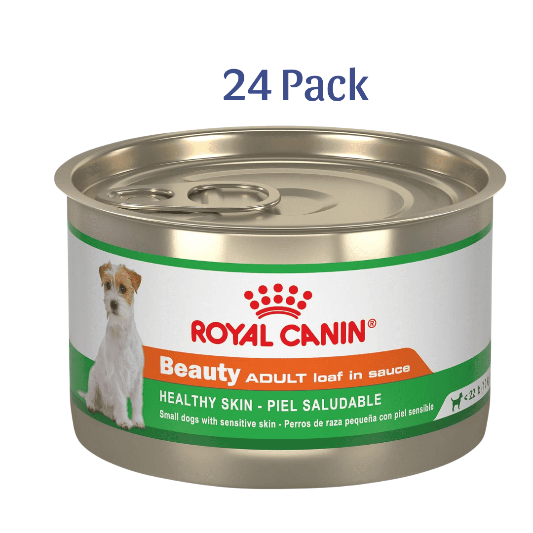 Royal Canin Canine Health Nutrition Adult Beauty Loaf Canned Dog Food, 5.2 oz Can, 24-Pack - Wet Dog Food Royal Canin