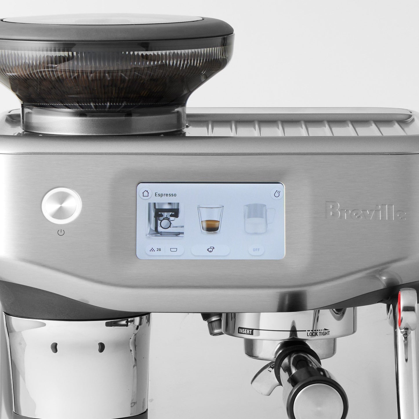 Breville Barista Touch Impress Espresso Machine with Grinder, BES881BSS