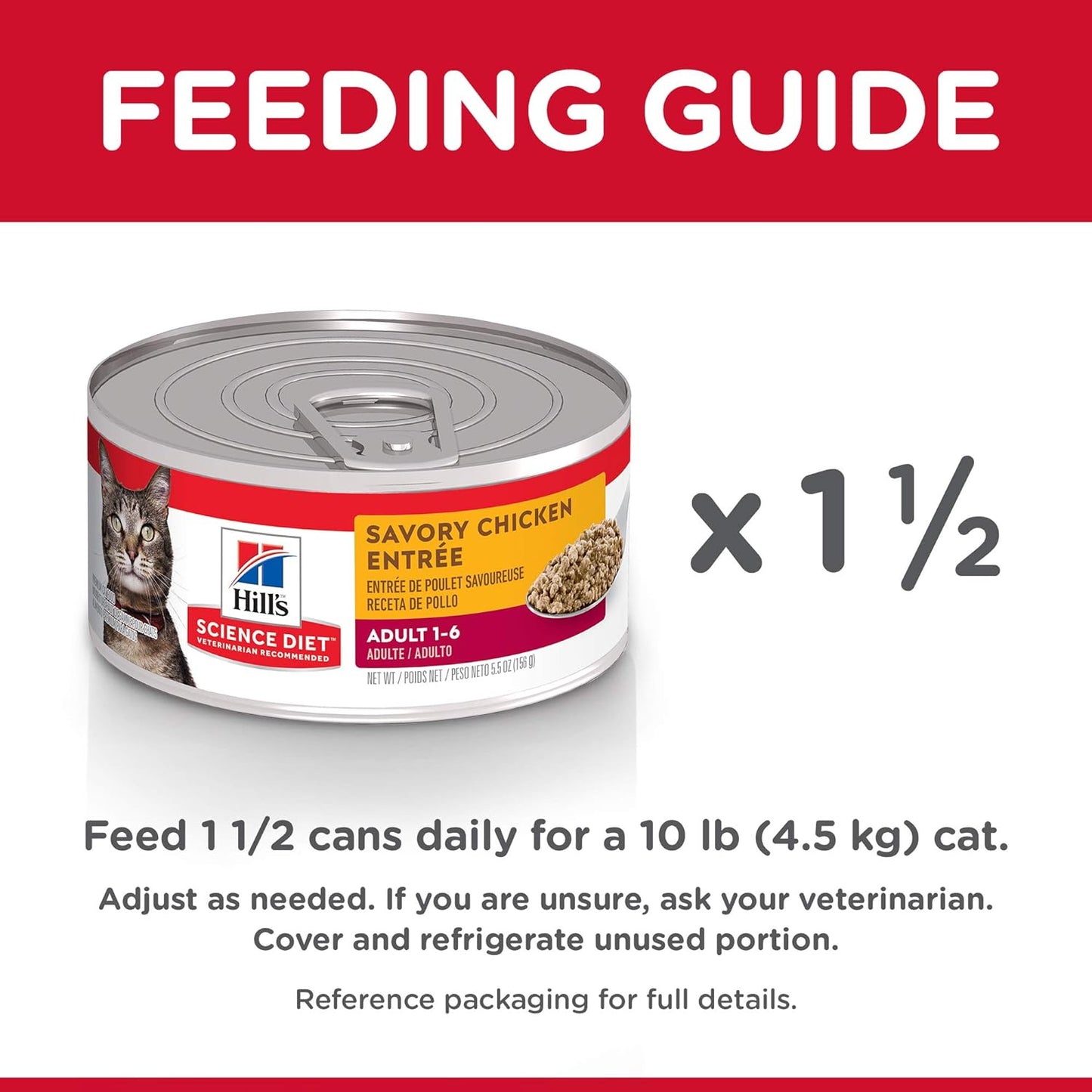Hill's Science Diet Adult 1-6 Savory Chicken Entree Canned Wet Cat Food - Wet Cat Food Hill's Science