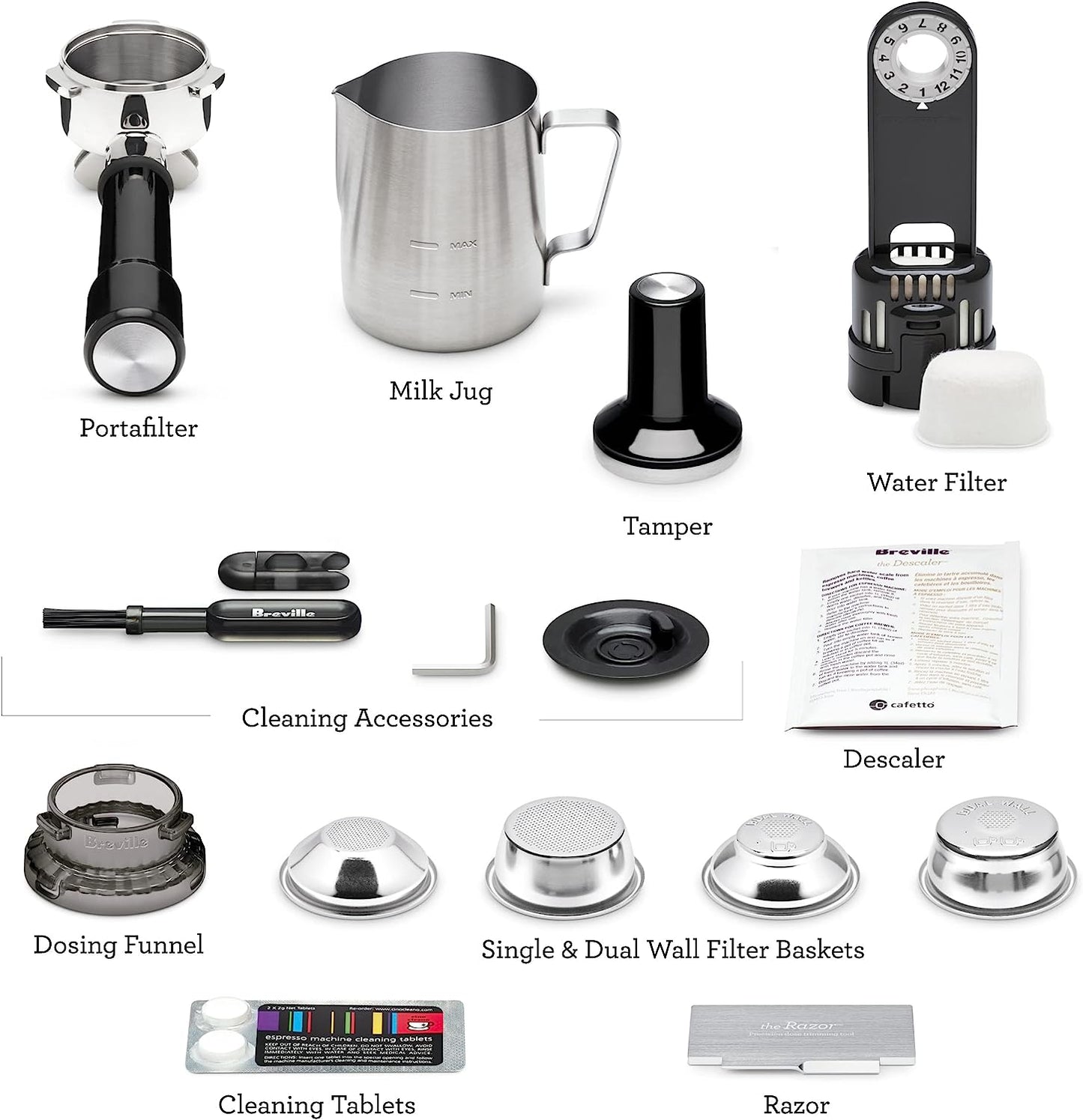 Breville the Barista Pro Espresso Machine, Medium, Brushed Stainless Steel