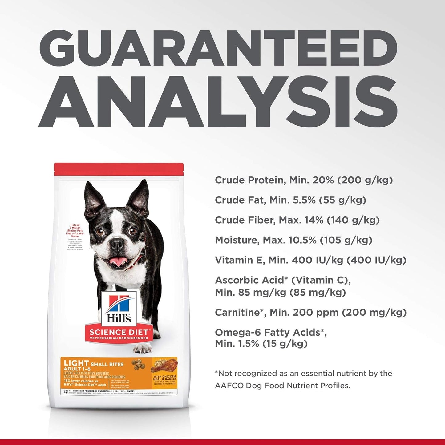 Hill's Science Diet Adult 1-6 Light Small Bites with Chicken Meal & Barley Dry Dog Food - Dry Dog Food Hill's Science