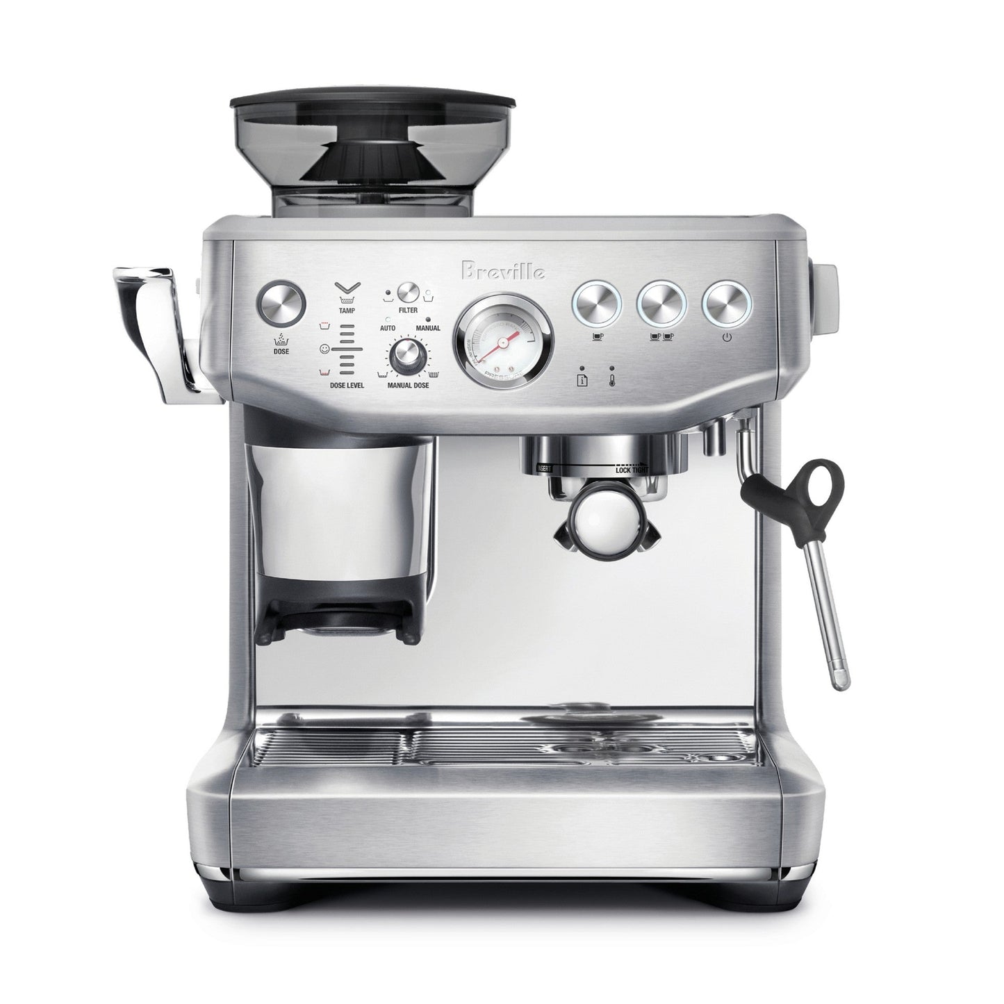Breville Barista Express Impress Espresso Machine 2 Liters, BES876BSS