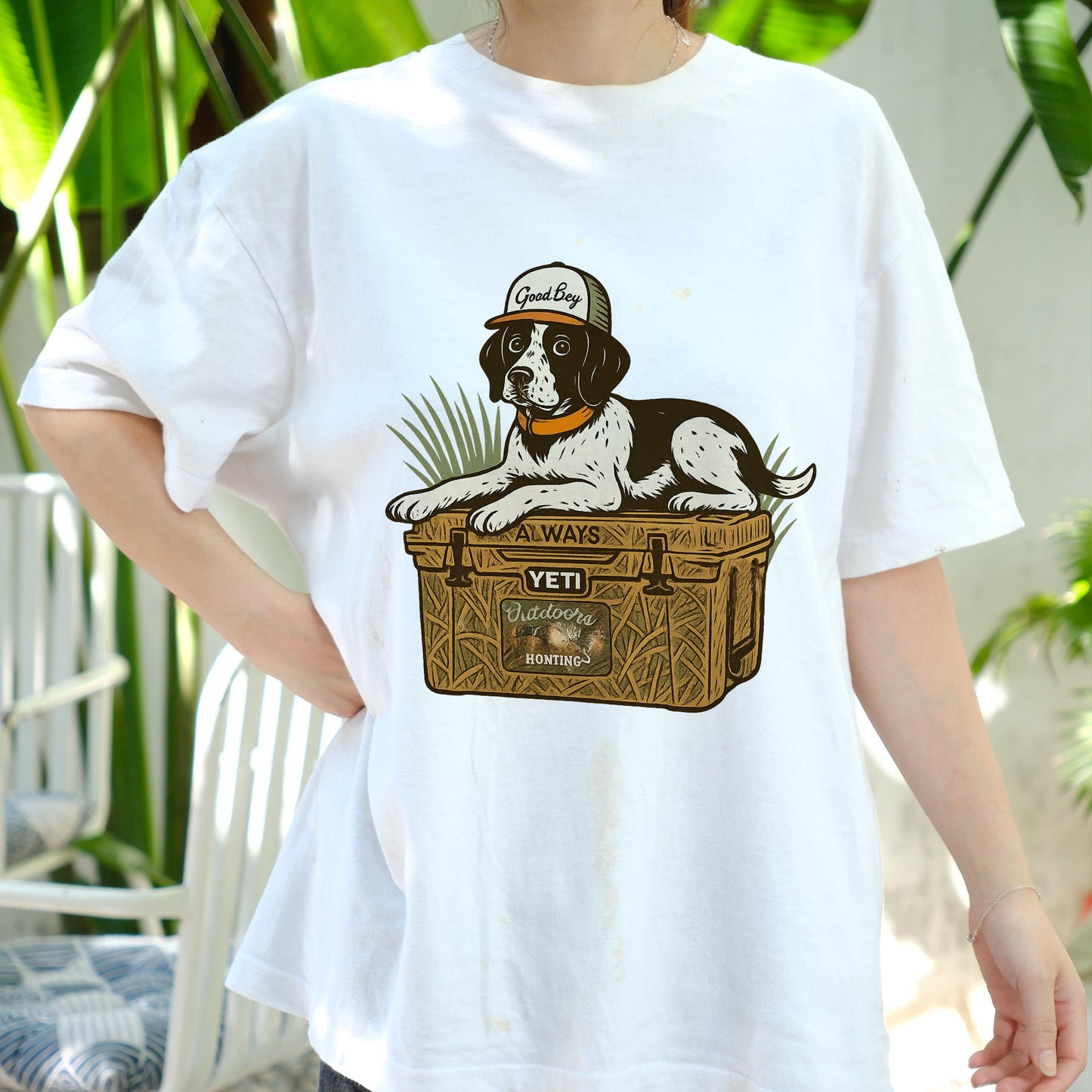 Good Boy Dog Hunting Shirt, Outdoor Yeti Cooler Dog Tee, Funny Hunting Dog Lover Shirt, Country Gift for Men, Rustic Pet Owner T-Shirt