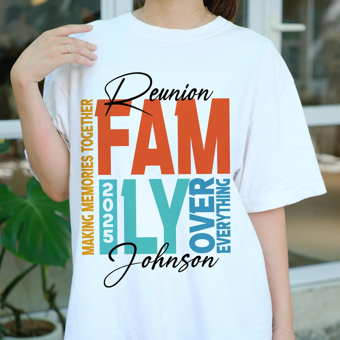 Family Reunion Shirt Custom Name, Family Over Everything Tee, Making Memories Together T-Shirt, Johnson Reunion Party Gift