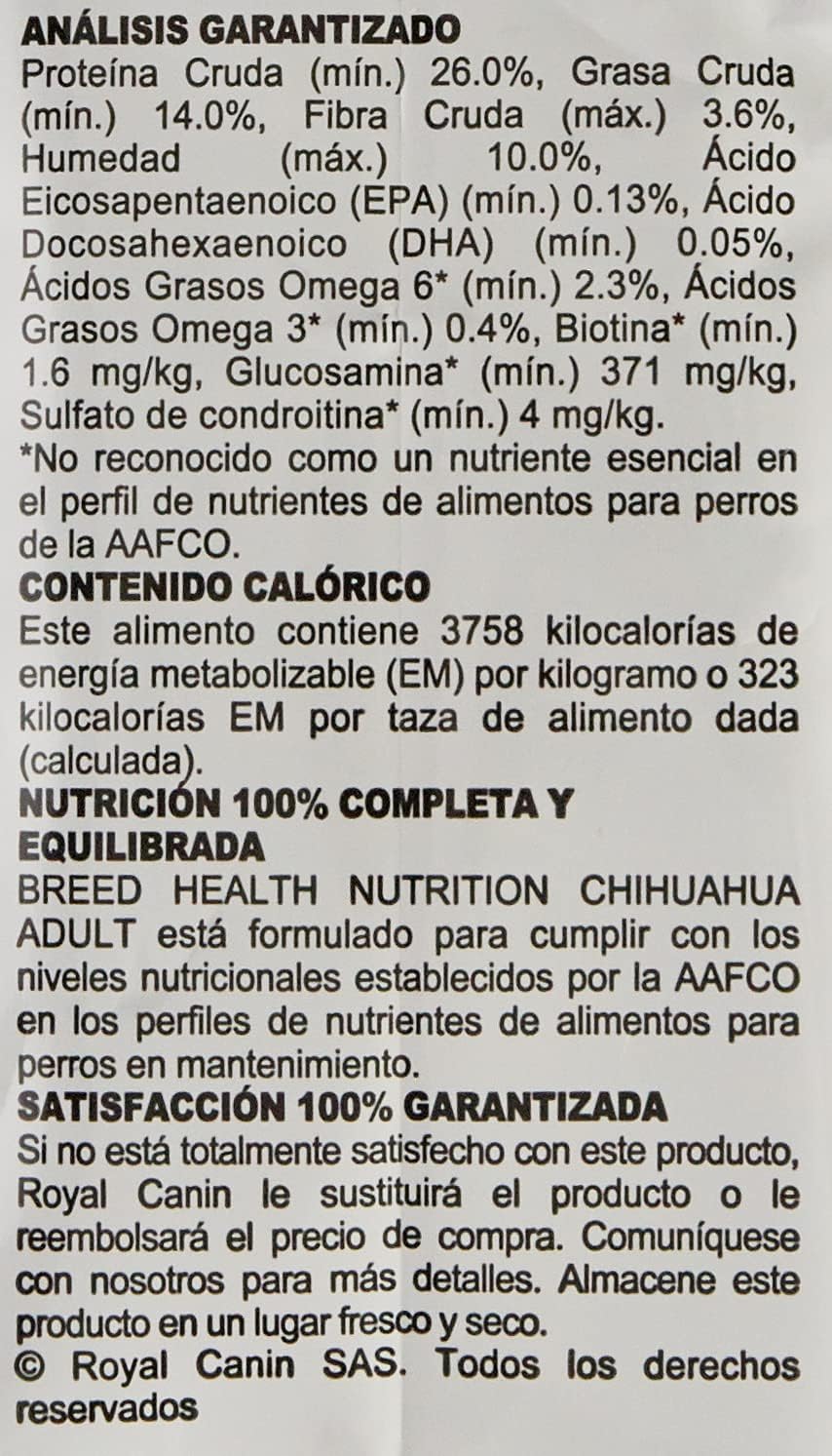 Royal Canin Chihuahua Adult Breed Health Nutrition Dry Dog Food, 10 LB