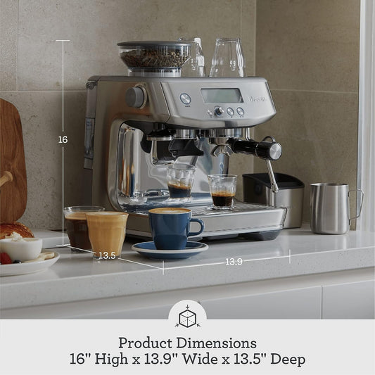 Breville the Barista Pro Espresso Machine, Medium, Brushed Stainless Steel