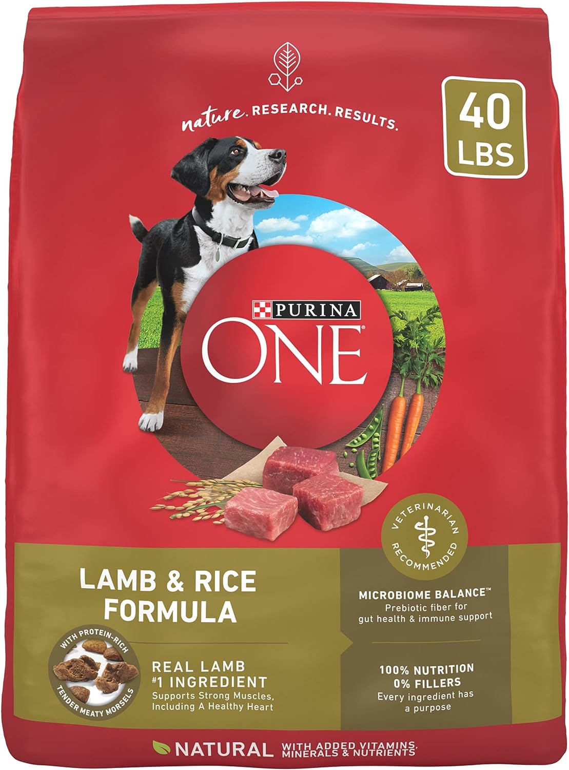 Purina ONE Lamb and Rice Formula Dry Dog Food, Saving Up to 50%