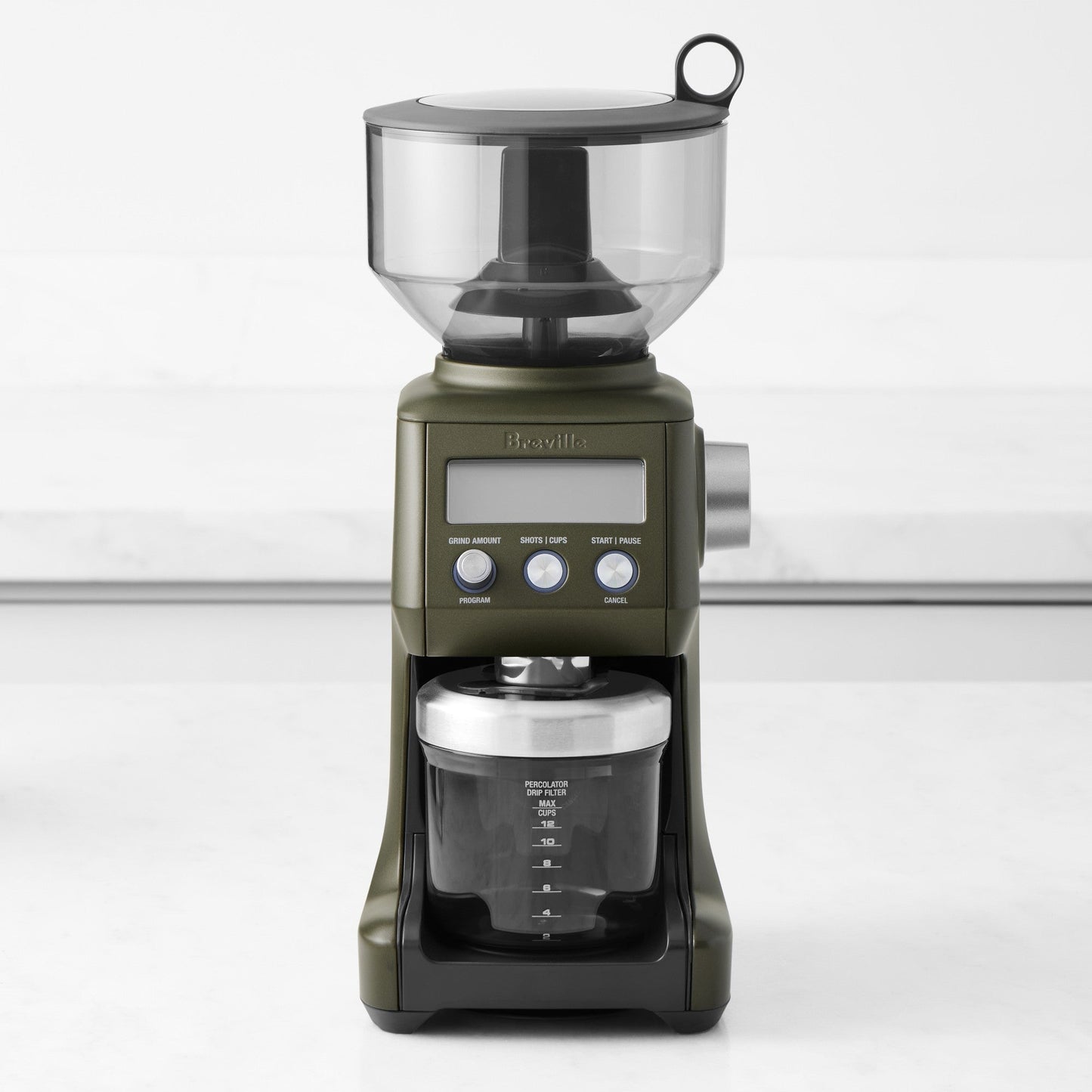 Breville Smart Grinder Pro Coffee Bean Grinder, Stainless Steel BCG820BSS