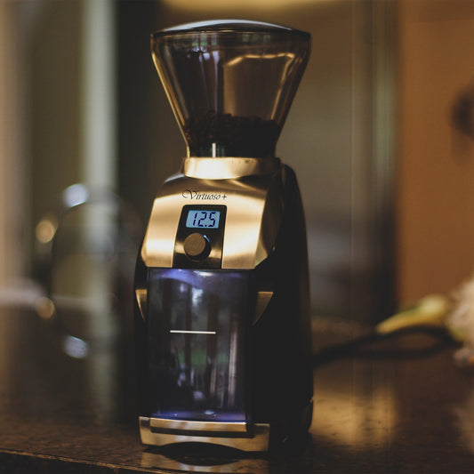 Baratza Virtuoso+ Conical Burr Coffee Grinder with Digital Timer Display