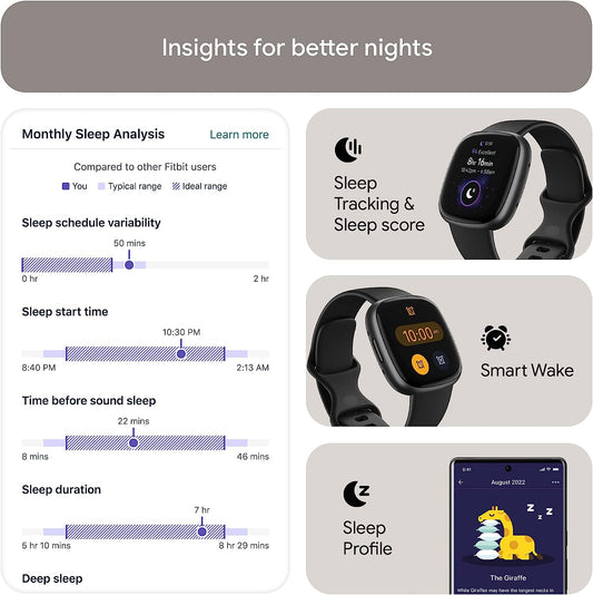 Fibit Versa 4 Fitness Smartwatch Aluminum