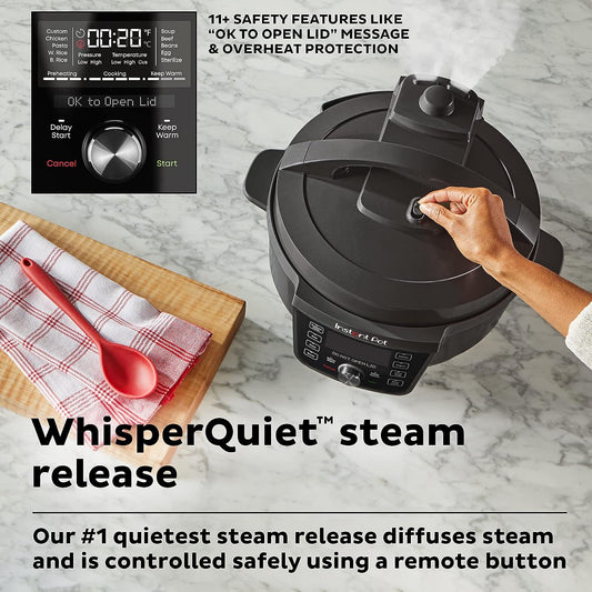 Instant Pot RIO Wide Plus Pressure Cooker, 7 1/2-Qt