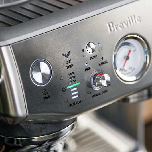 Breville Barista Express Impress Espresso Machine 2 Liters, BES876BSS
