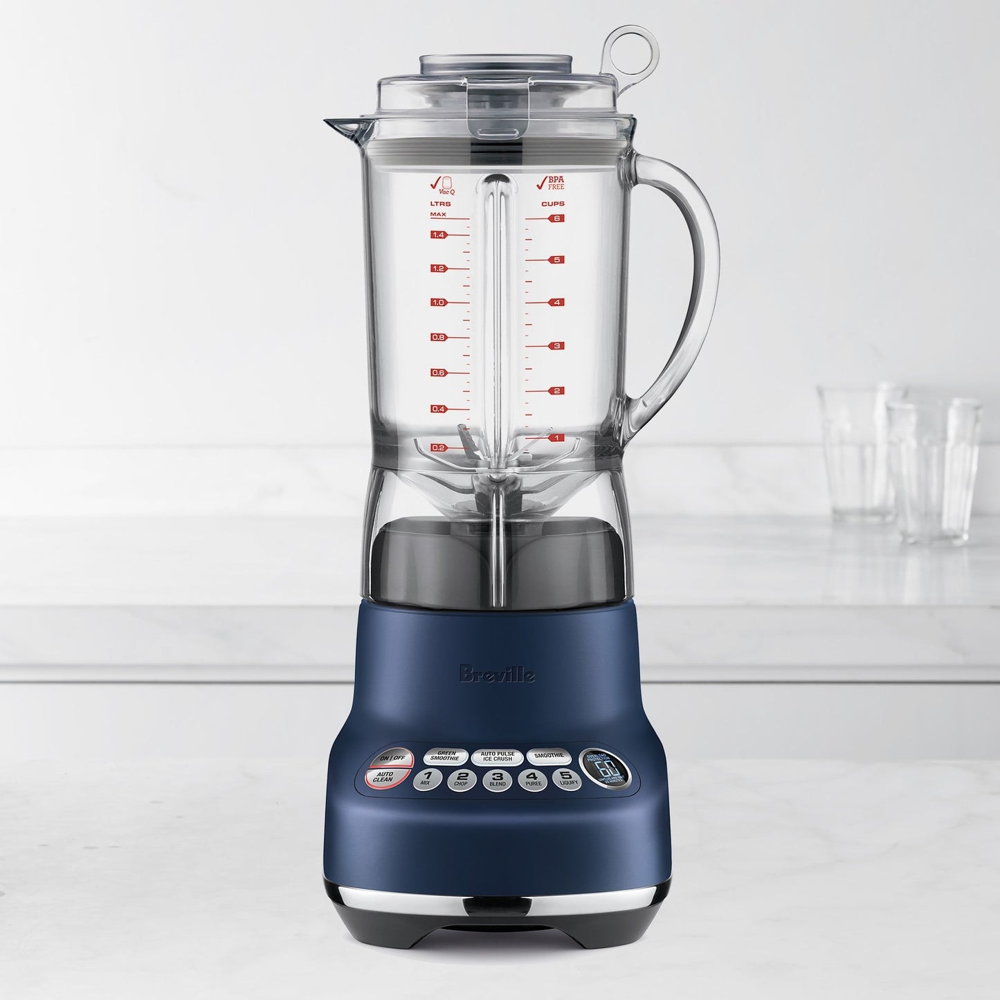 Breville Fresh and Furious Blender, Silver, BBL620SIL