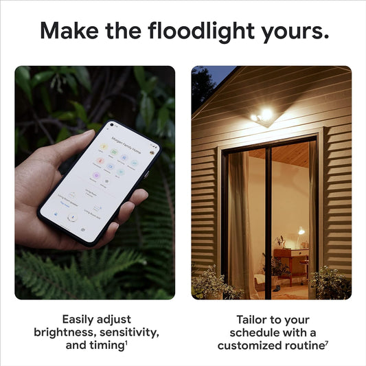 Google Nest Cam Security Camera with Floodlight