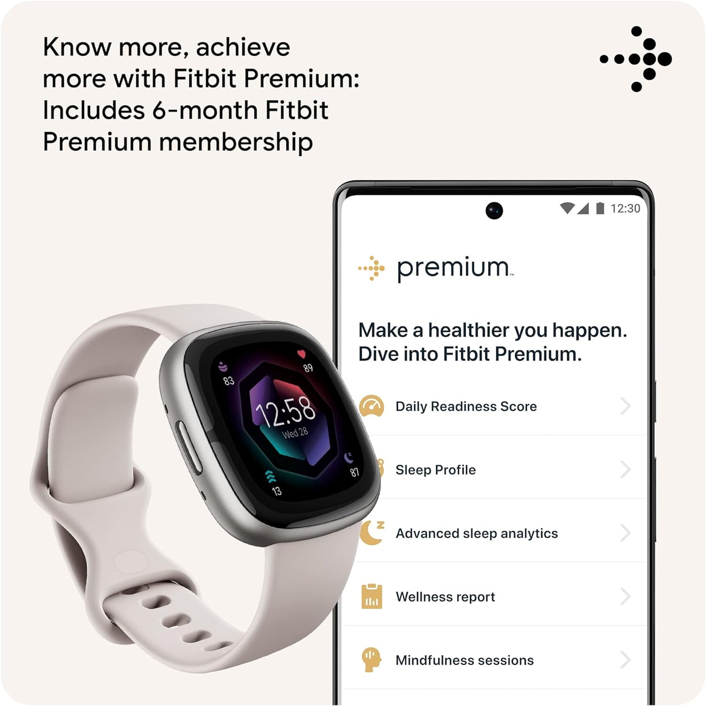 Fibit Sense 2 Advanced Health and Fitness Smartwatch