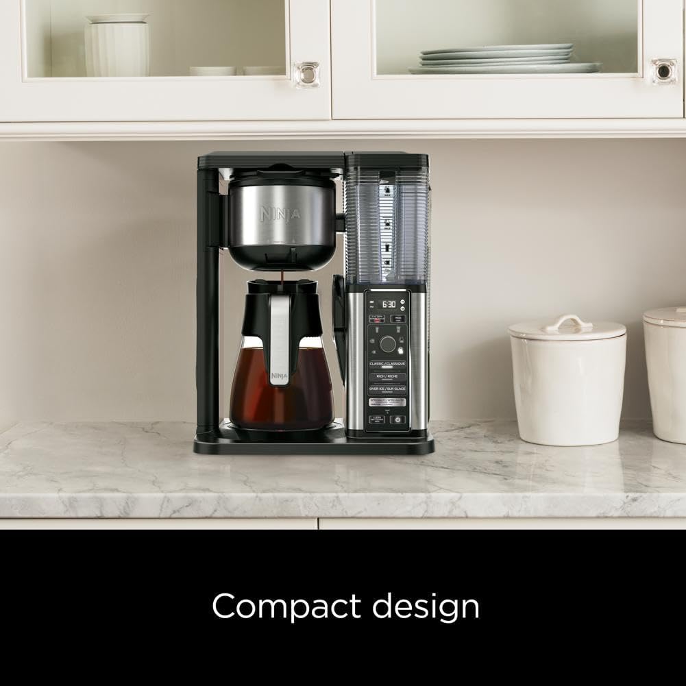 Ninja CM401 Specialty 10-Cup Coffee Maker w/ 4 Brew Styles for Ground Coffee