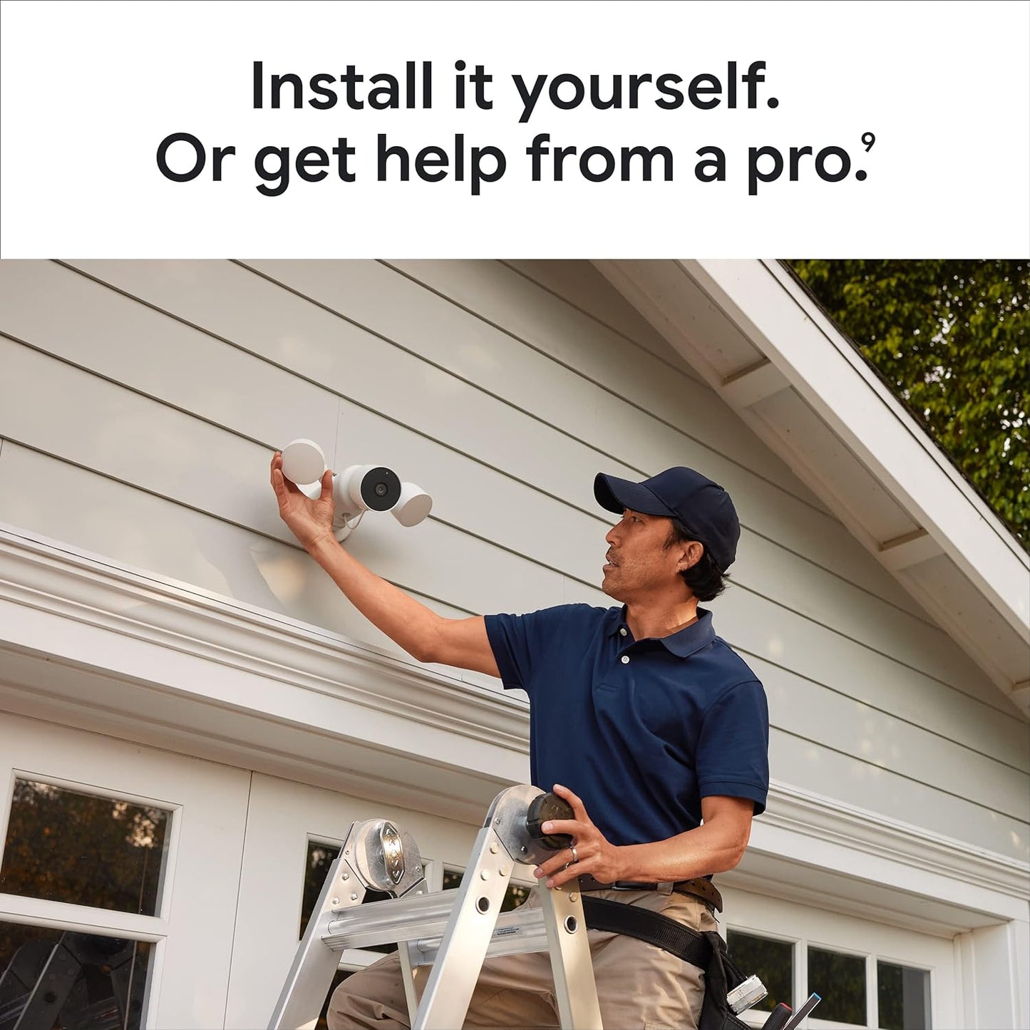 Google Nest Cam Security Camera with Floodlight