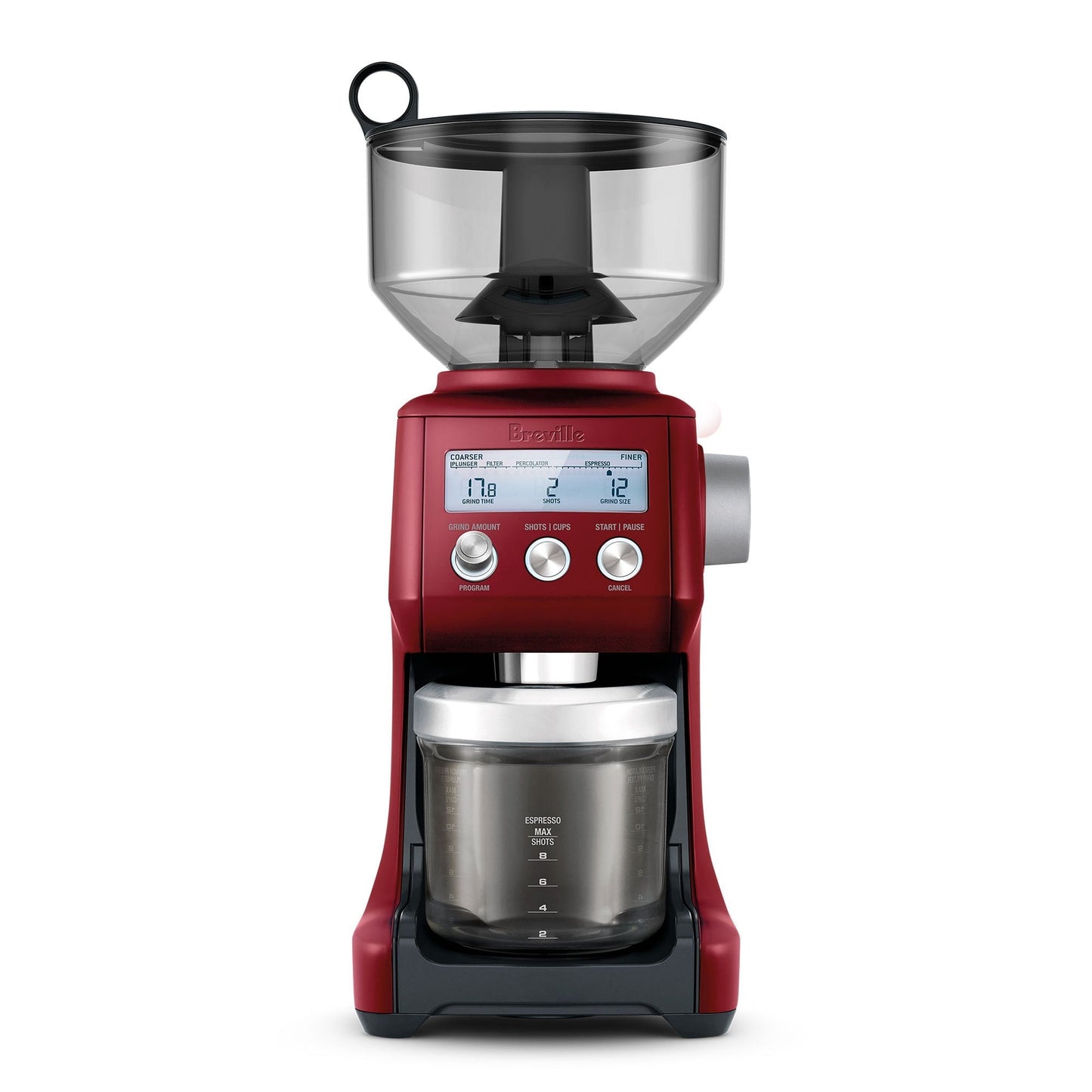 Breville Smart Grinder Pro Coffee Bean Grinder, Stainless Steel BCG820BSS