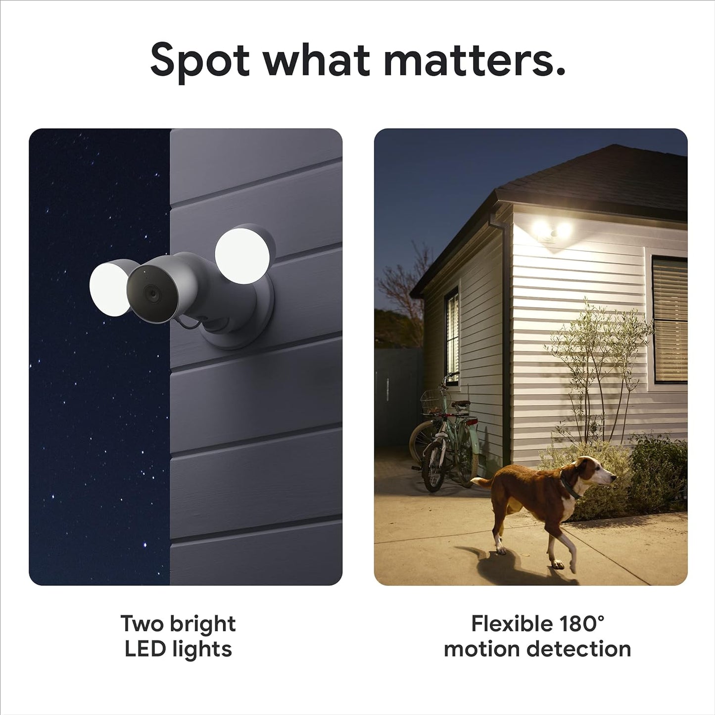 Google Nest Cam Security Camera with Floodlight